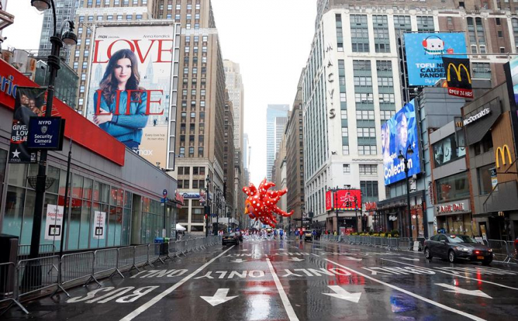 Nova York tem desfile de Ação de Graças atípico por causa da Covid-19