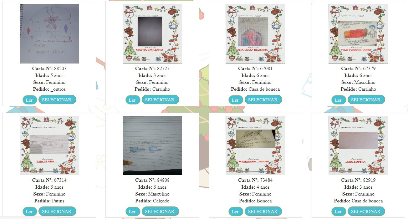 Cartas da campanha Papai Noel dos Correios 2020 na PB podem ser adotadas a partir desta quarta (25)