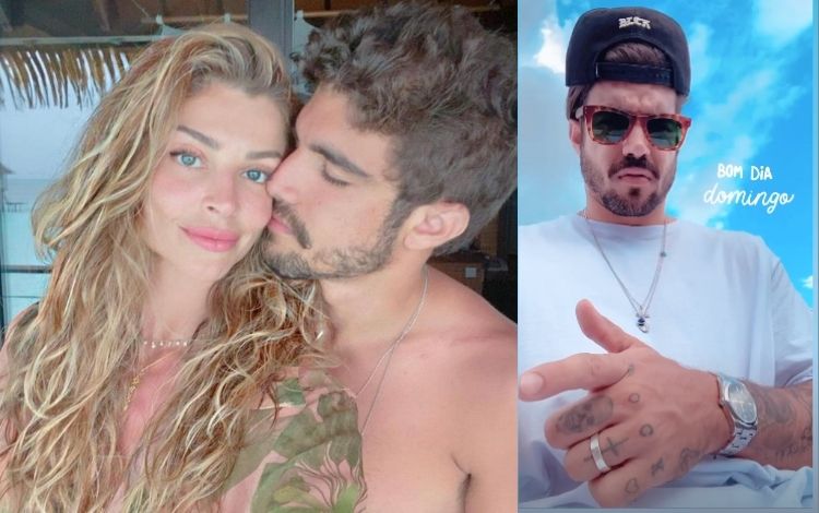 Após boatos de separação, Caio Castro posta foto mostrando aliança