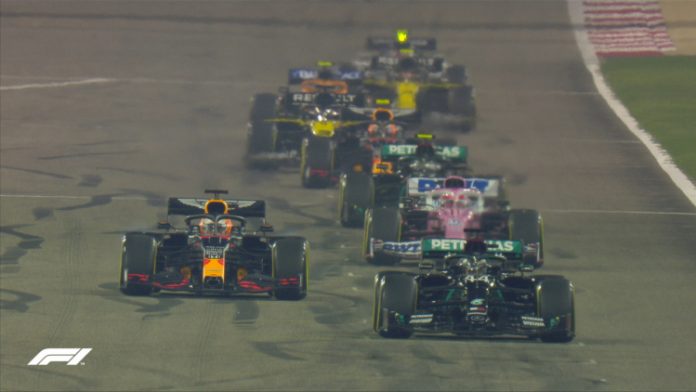 Em corrida marcada por acidente de Grosjean, Hamilton vence GP do Bahrein