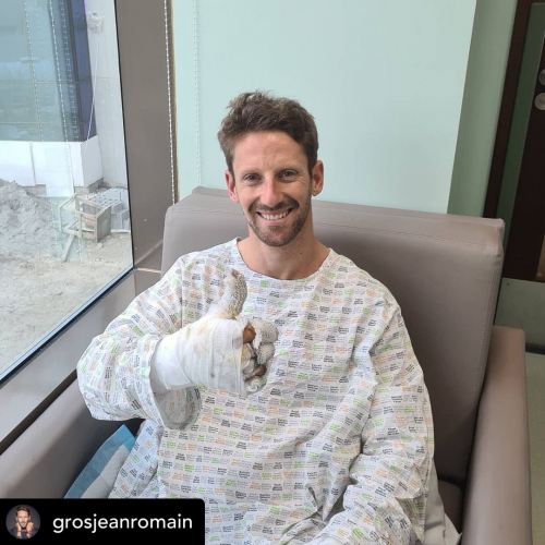 Grosjean deve ter alta hospitalar nesta terça; entenda como o piloto sobreviveu