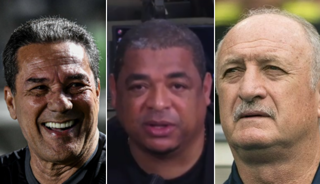 Felipão ou Luxemburgo? Vampeta escolhe preferido em programa da Jovem Pan