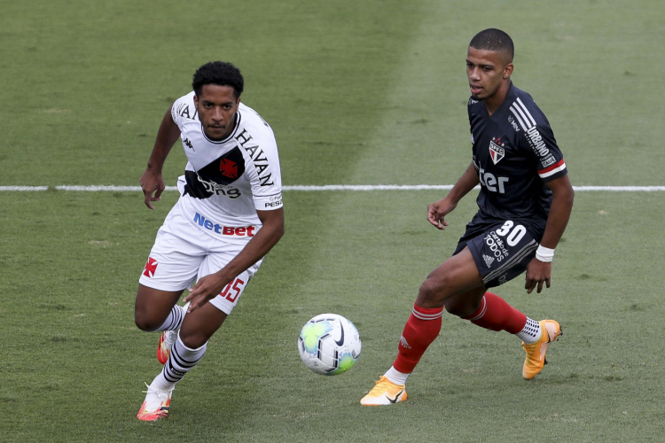 São Paulo empata com o Vasco e perde chance de se igualar aos líderes