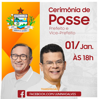 Prefeito Juninho Alves tomará posse para seu segundo mandato em Caraúbas