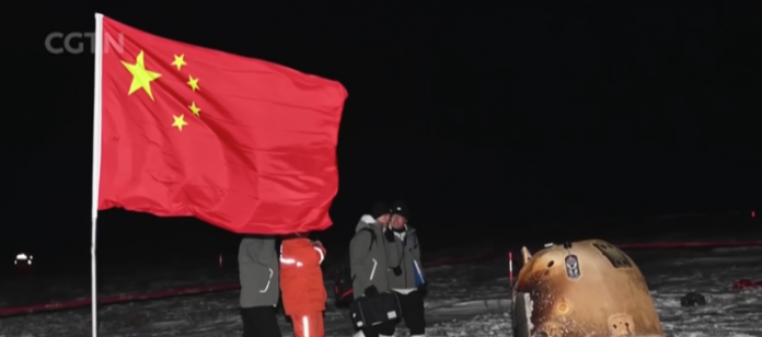 Sonda chinesa retorna à Terra com amostras da superfície da Lua