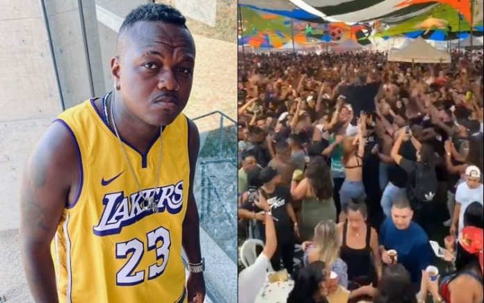 Djonga faz show para multidão no RJ e é criticado devido à pandemia; veja vídeo