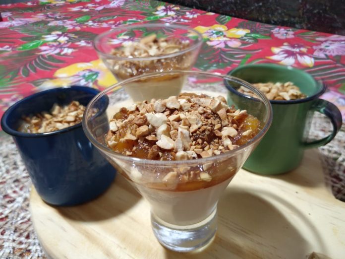 Queijo coalho, banana e castanhas: aprenda a fazer mousse com ingredientes tradicionais do RN