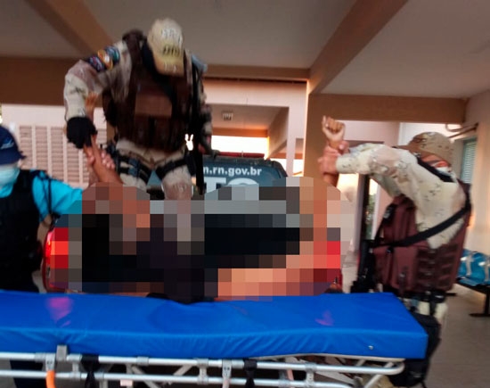Suspeito de tráfico morre em confronto com a PM durante operação do MPRN em Apodi. Policial fica ferido
