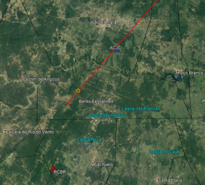Novo tremor de terra é registrado na região de Bento Fernandes, RN
