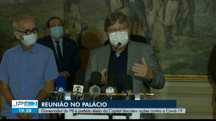 Governador da PB e prefeito eleito de João Pessoa falam em novo pico da pandemia de coronavírus