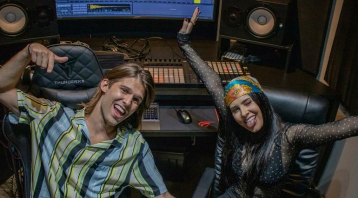 Dudu Surita faz estreia como produtor musical com a cantora Manu Cabanas