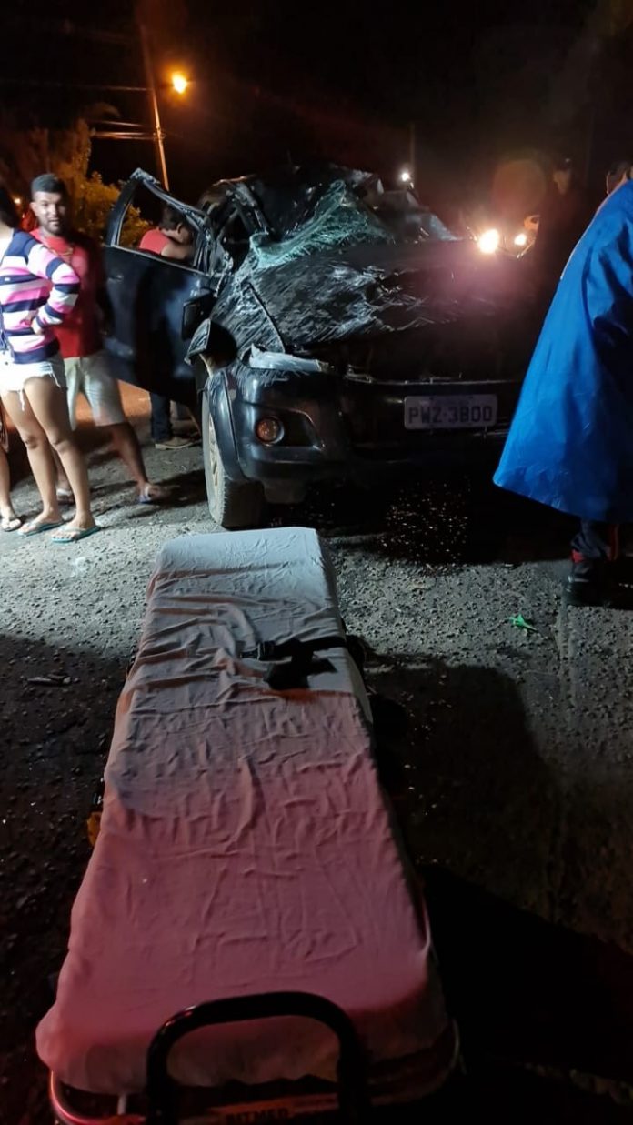 Acidente de carro deixa quatro pessoas feridas, na Paraíba