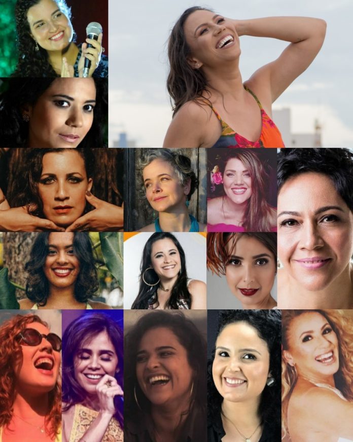 Quinze cantoras potiguares se reúnem em clipe ‘Somos de lua’