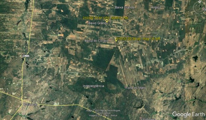 Laboratório Sismológico da UFRN registra cinco tremores de terra em Caraúbas