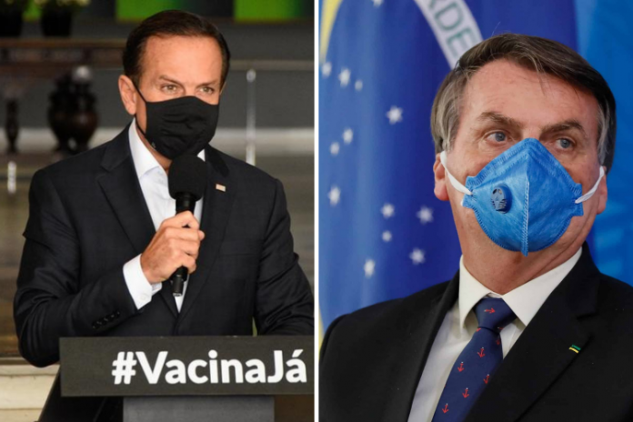 Datafolha: 46% acreditam que Doria fez mais contra pandemia do que Bolsonaro