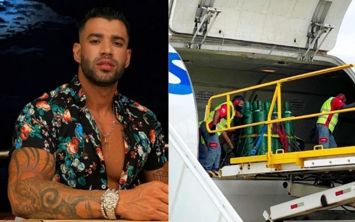 Gusttavo Lima consegue enviar 150 cilindros de oxigênio para Manaus: ‘Vão salvar vidas’