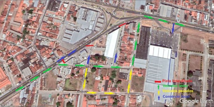 Dnit fecha rua no entorno das obras do Gancho de Igapó a partir desta sexta (15) em Natal