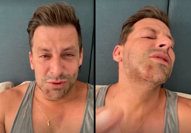 Henri Castelli chora ao contar que foi agredido violentamente: ‘Achei que minha boca estava pendurada’