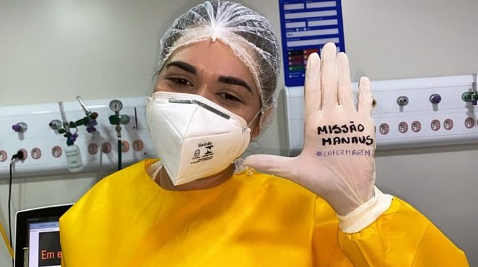 Enfermeira potiguar que trabalha em hospital de campanha contra Covid-19 em Manaus relata experiência: ‘Cenário de guerra’