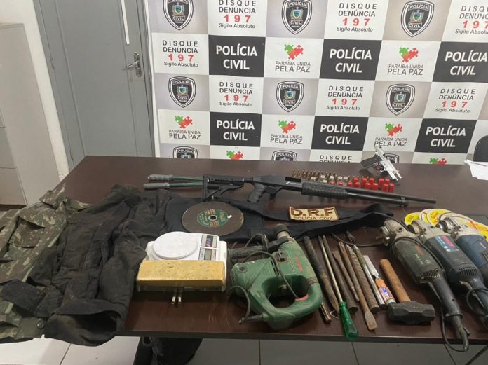 Homem suspeito de fornecer armas e ferramentas para explosões a bancos é preso, na PB