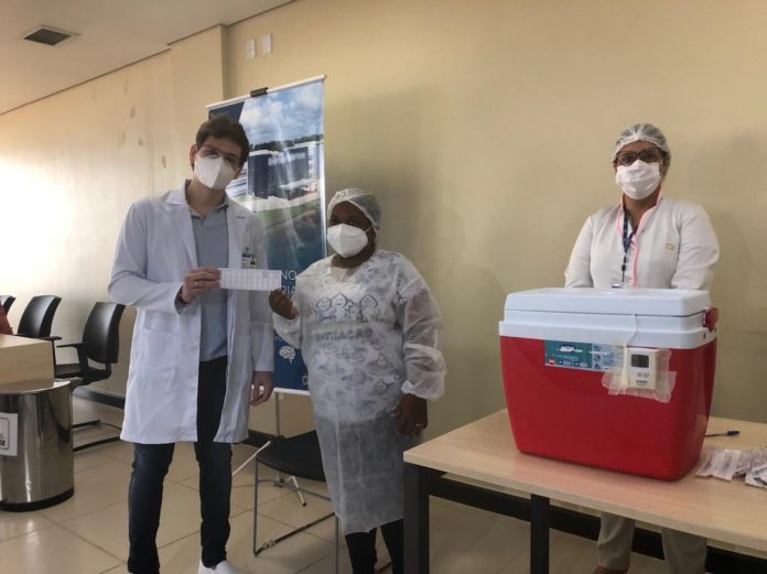 Hospital Metropolitano de Santa Rita, na PB, inicia vacinação contra a Covid-19