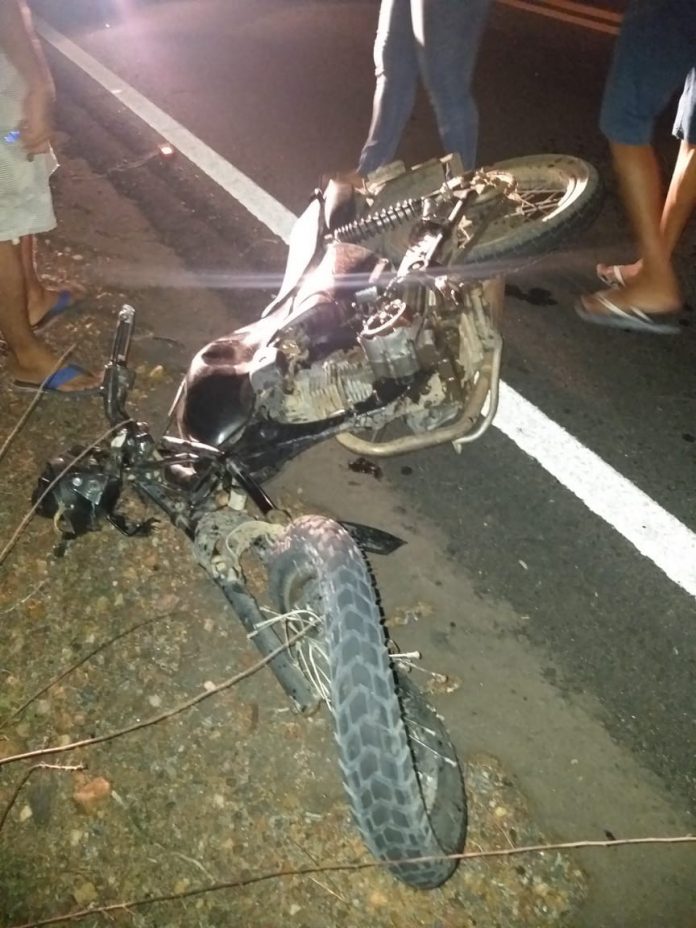 Motociclista fica gravemente ferido em acidente na RN-118 na região Seridó potiguar