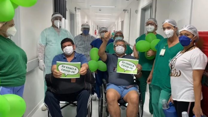 Mais cinco pacientes transferidos de Manaus para tratamento da Covid-19 na PB recebem alta