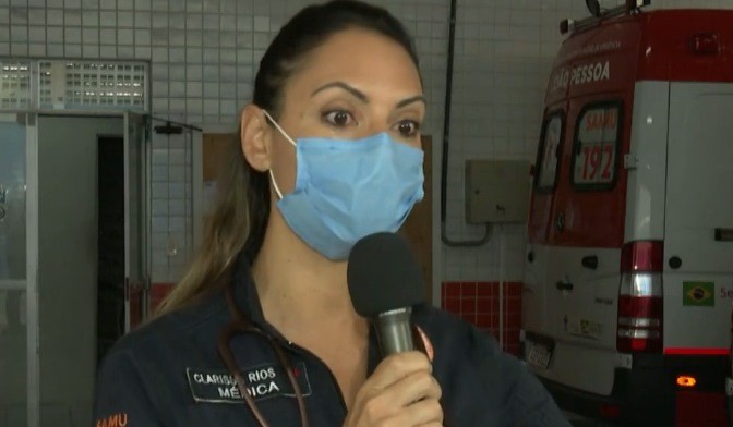 Médica do Samu de João Pessoa alerta para a gravidade da segunda onda de Covid-19