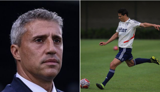 Crespo reencontra Hernanes após 10 anos e vive dilema com ídolo do São Paulo