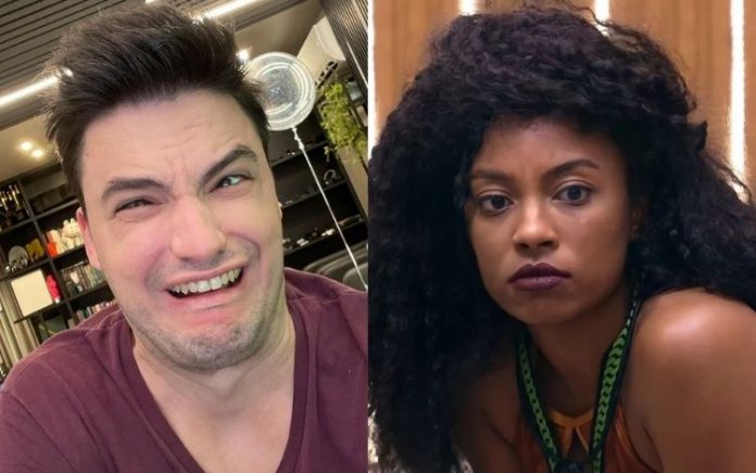 Lumena diz no ‘BBB 21’ que trabalhava para Felipe Neto e ele afirma que não a conhece