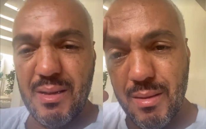 Após deixar a prisão, Belo aparece chorando: ‘Grito em silêncio’
