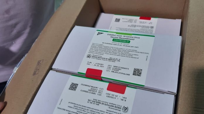 35,5 mil doses da vacina de Oxford chegam ao Rio Grande do Norte