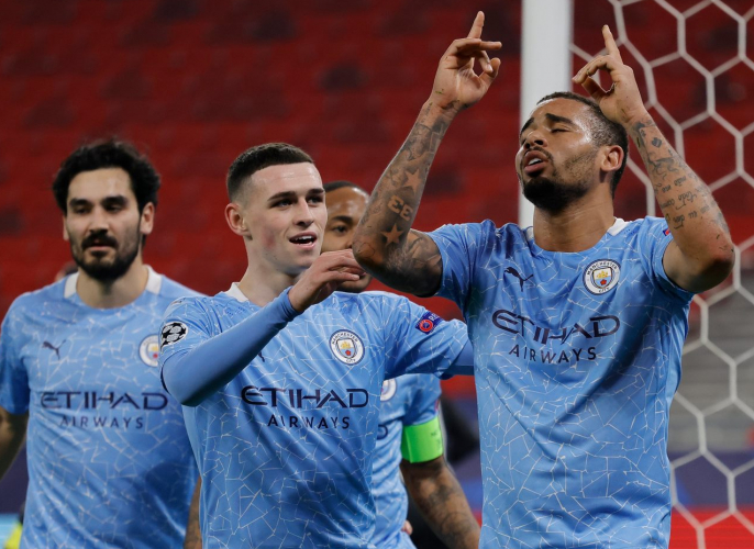 Com gol de Gabriel Jesus, City vence o Monchengladbach por 2 a 0 na Liga dos Campeões