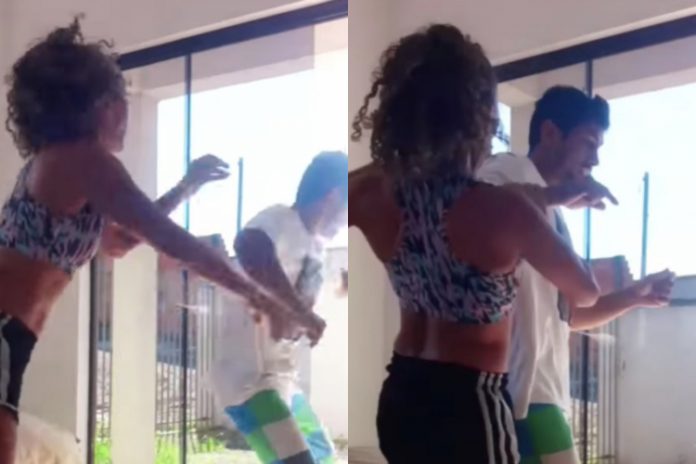 Mulher tem casa invadida e reage com tapas e chutes após desconhecido tentar agarrá-la; assista