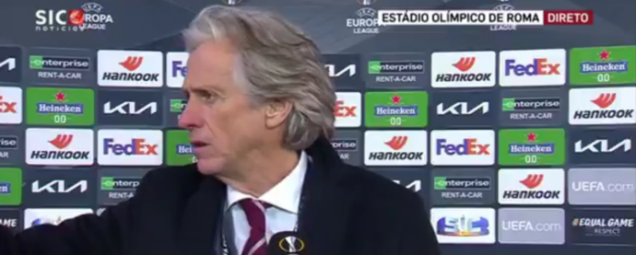 Jorge Jesus pistola em entrevista após Benfica 1 x 1 Arsenal e vira meme; assista
