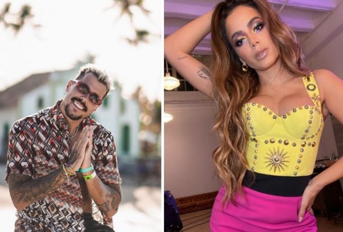 Anitta e Lipe Ribeiro têm momento íntimo interrompido por Nicole Bahls: ‘Sai fora’, reclama cantora