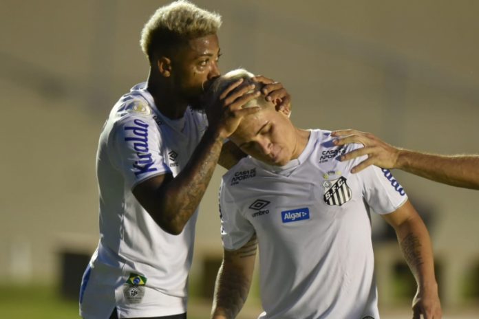 Santos enfrenta Grêmio sem Marinho e Soteldo