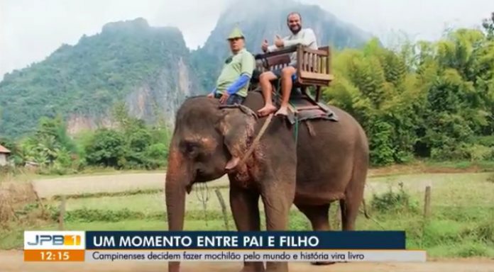 Pai e filho da PB fazem mochilão pela Ásia e escrevem livro sobre ‘viagem dos sonhos’