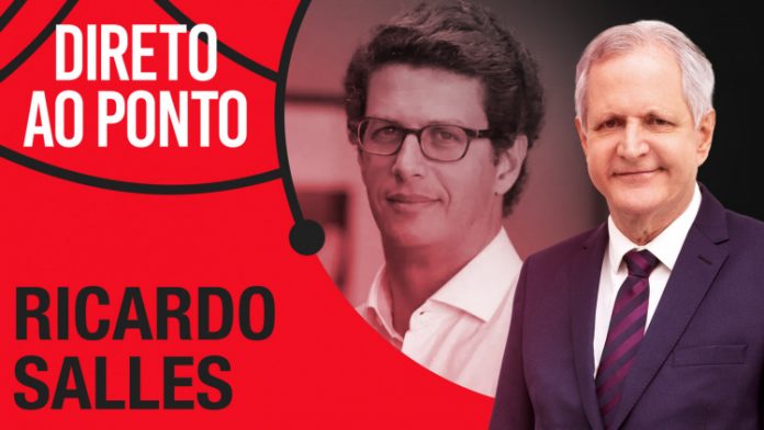 Ao vivo: Ministro Ricardo Salles é o entrevistado do ‘Direto ao Ponto’ desta segunda-feira