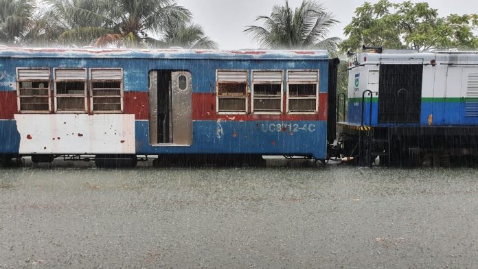 Circulação dos trens na Grande João Pessoa é temporariamente suspensa devido às chuvas