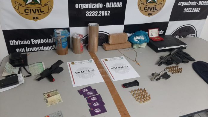 Operação da Polícia Civil prende 10 suspeitos de integrarem facção criminosa no RN
