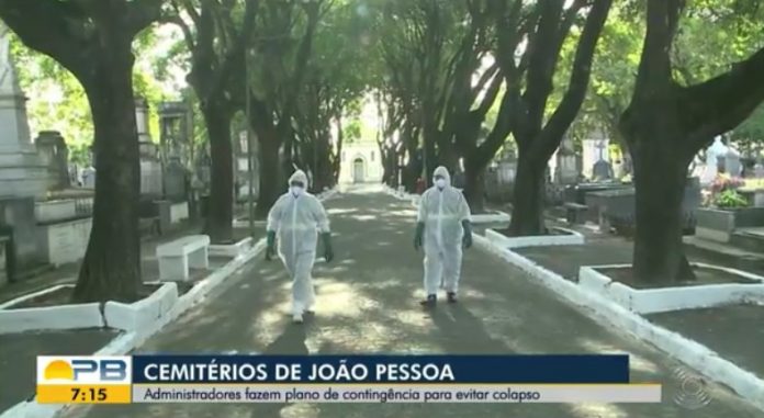 João Pessoa tem mais enterros de mortos por Covid-19 no início de março do que fevereiro inteiro