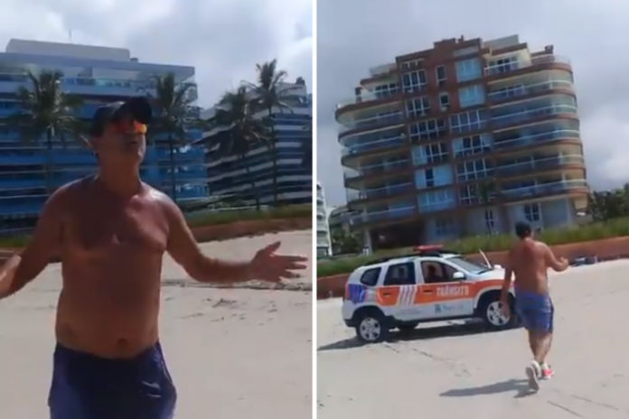 Sem máscara, Muricy discute com fiscais ao ser abordado em praia do litoral paulista