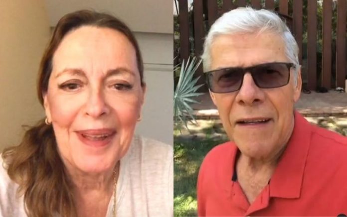 Maria Zilda convida José Mayer para live e ele recusa: ‘Estou fora dessa vida célebre’