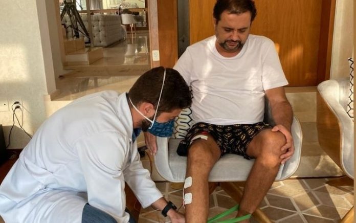 Geraldo Luís diz que perdeu movimentos da perna direita devido à Covid-19