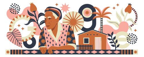 Doodle do Google homenageia Dona Militana, a maior romanceira do Brasil