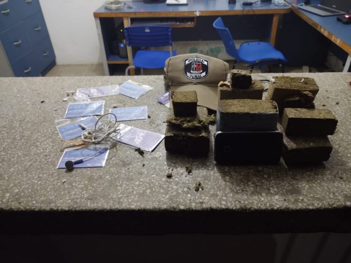 Polícia apreende cerca de dois quilos de droga arremessados para presídio de Sousa, na PB