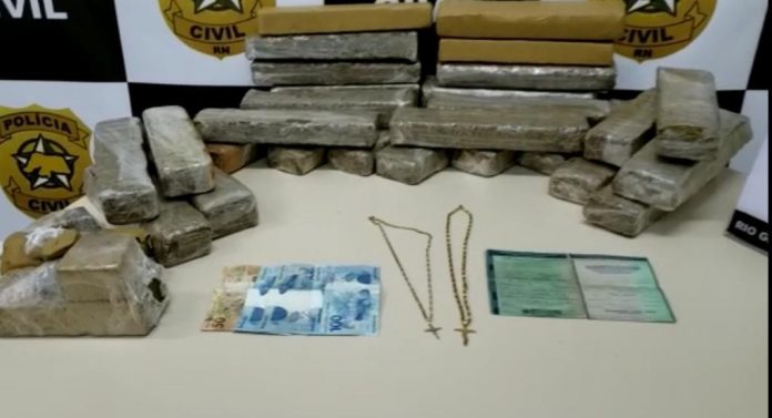 Polícia Civil prende homem e apreende 30 kg de droga na Zona Oeste de Natal