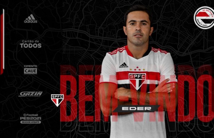 São Paulo anuncia Éder, atacante que deixou Gabigol no banco da Inter e brilhou na China