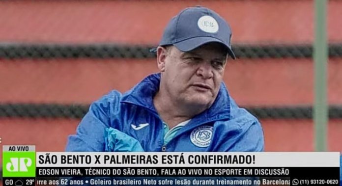 Técnico do São Bento aprova partida em Volta Redonda: ‘Eu iria de mula para jogar com o Palmeiras’